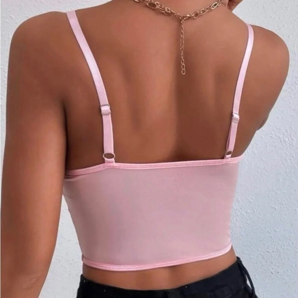 LUXE 5 Star Fave Princess Bustier Corset Lace Cami Crop Top Small Medium Large - Picture 4 of 11